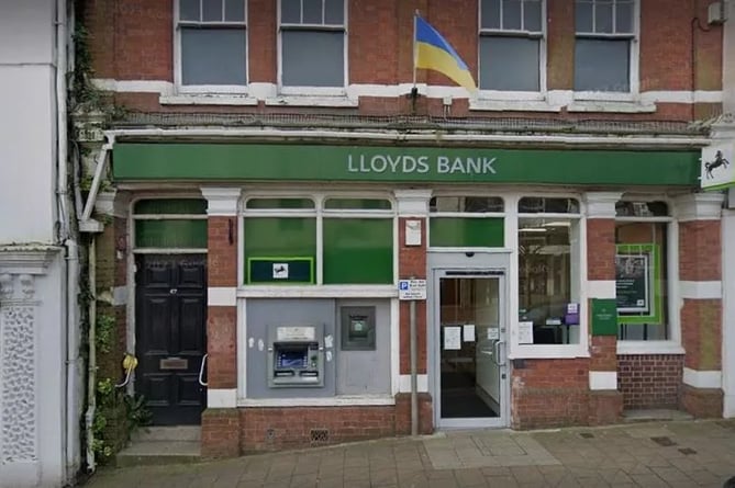 The Saltash branch of Lloyds Bank