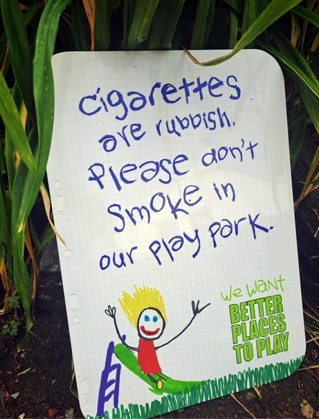 Play park smoking ban