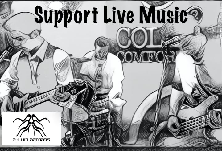 Support live music from Phluid Records