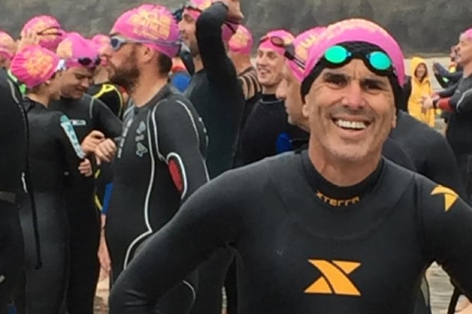MARK says he hates swimming but will complete more than two miles in the water for his third Ironman