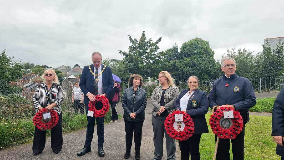 Liskeard Royal British Legion commemorate VJ Day