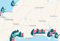 Pollution alerts issued for a number of Cornish beaches 