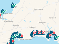 Pollution alerts issued for a number of Cornish beaches 