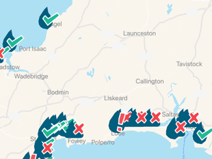 Pollution alerts issued for a number of Cornish beaches 