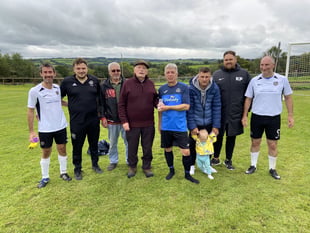 Farewell match for footballing legend