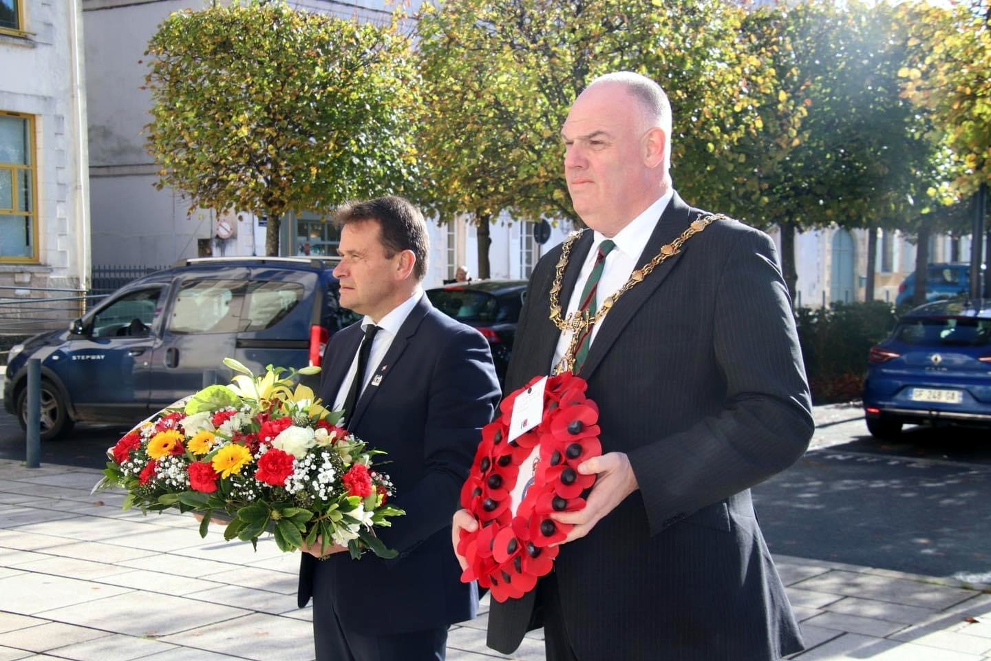 Twin town’s mayor visit to renew links