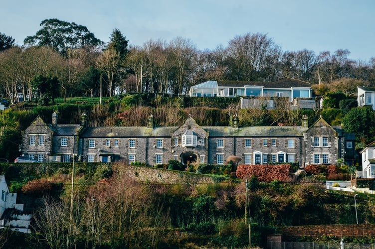 Coastguard Flats in Looe, which have been sold by Cornwall Council for a nominal fee of £1 (Pic: Three Seas)