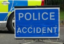 Main road in South East Cornwall closed in both directions after car overturns