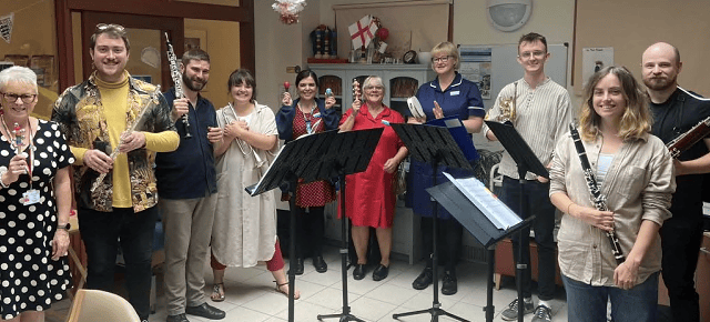Bodmin Hospital halls filled with orchestral music