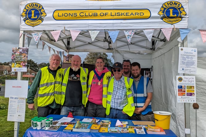 LISKEARD LIONS and Scouts volunteers who organised and ran the event at Castle Park