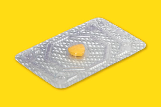 Morning after pill blister pack.