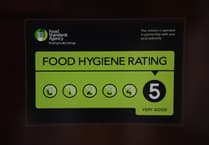Food hygiene ratings handed to three Cornwall establishments