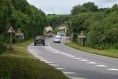 Severe delays between Bodmin and Wadebridge after car overturns 