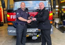 Saltash firefighter retires after more than two decades