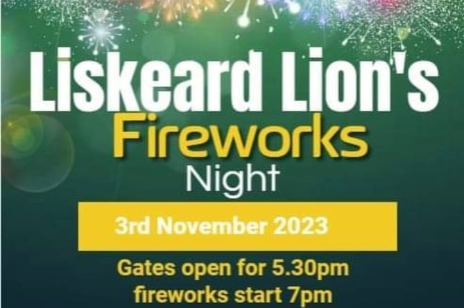 Liskeard Lions firework night