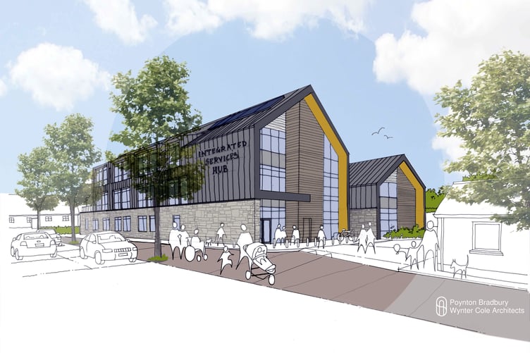 The new proposed service hub in Liskeard