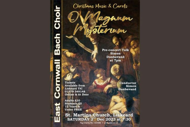 ‘O Magnum Mysterium’ – East Cornwall Bach Choir’s Christmas Concert