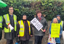 Protest march against bid to cut Cornwall school bus routes