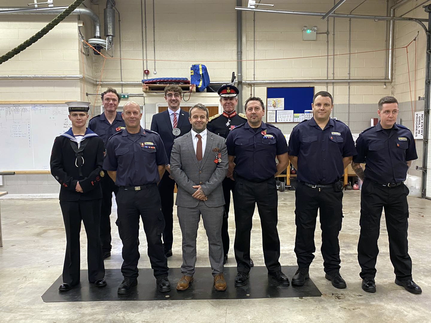 Saltash firefighter awarded the Queen&rsquo;s Commendation for Bravery