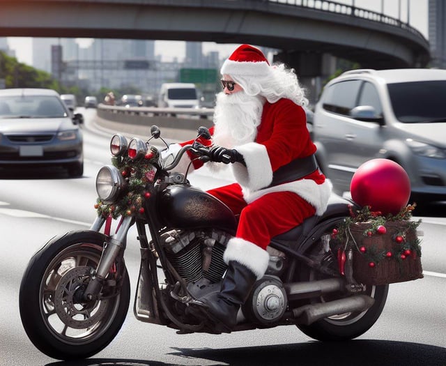 Santas riding bikes will take route through Liskeard 