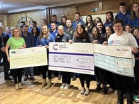 Liskeard Young farmers hand over £11,000 to chosen charities