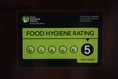 Food hygiene ratings given to 11 Cornwall establishments
