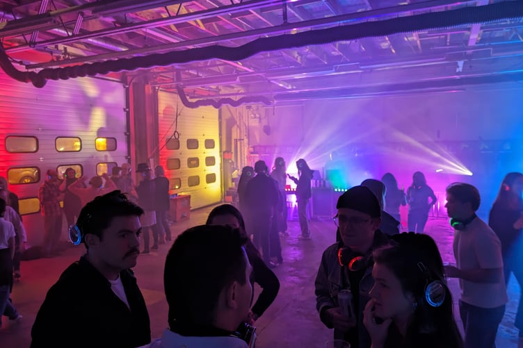 The Liskeard Community Firestatioom party was in full swing