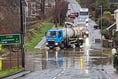 Watch as flooding in Callington forces road to shut