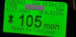 Two drivers caught exceeding 100 mph by police