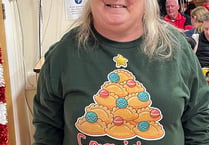 Festive knitwear filled Callington town hall for charity bingo