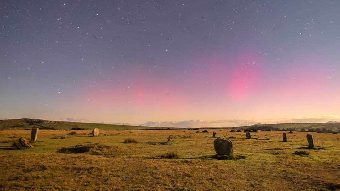 Magical video of Aurora Borealis captured on Bodmin Moor