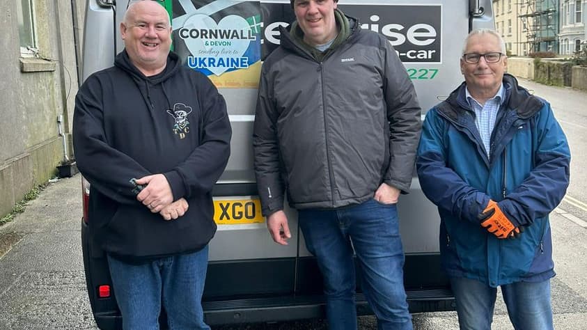 Mayor of Liskeard travels to Ukraine