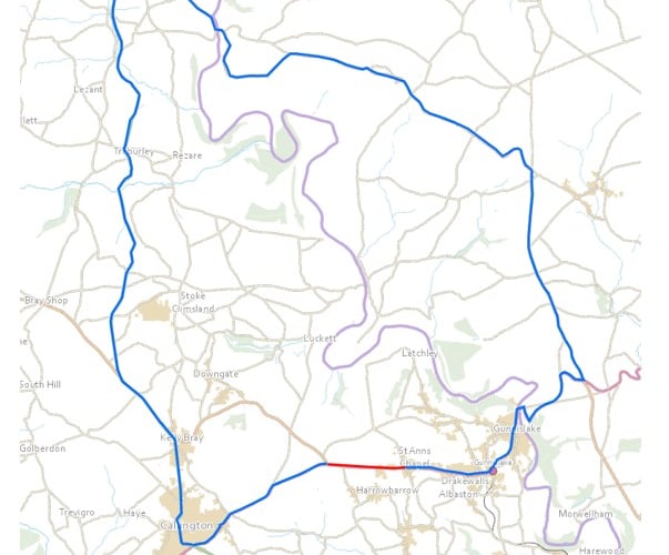 The diversion route 
