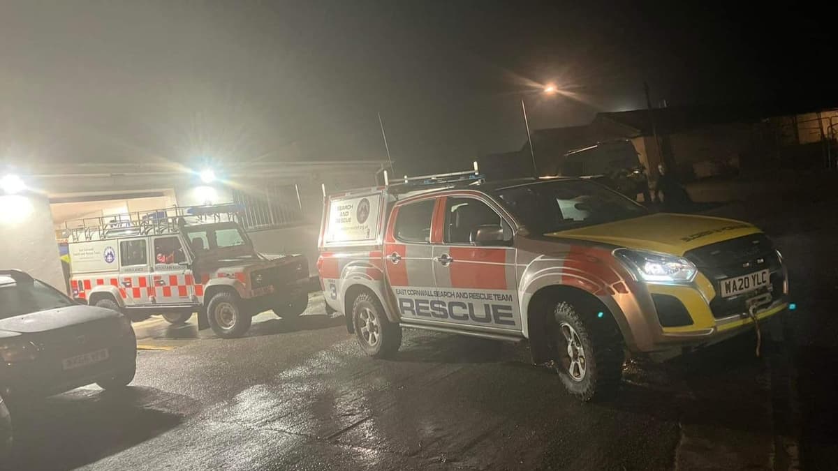 Search and rescue team locate high risk missing person in St Cleer 