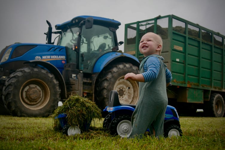 MAria’s winning photograph of her son Samuel
