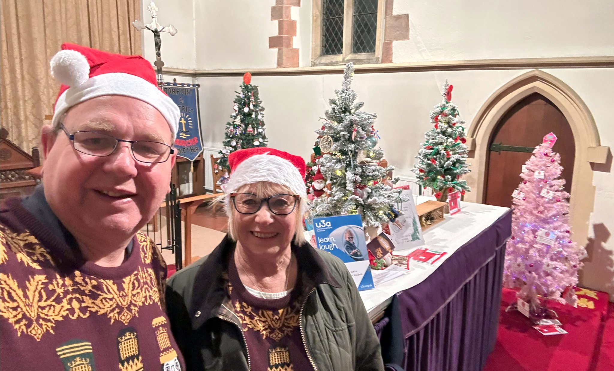 Westminster column with Sheryll Murray