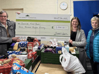 Homebuilder donates £3,000 to Saltash Foodbank