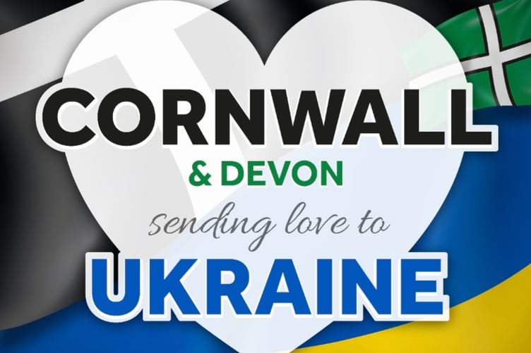 Cornwall and Devon Sending Love to Ukraine