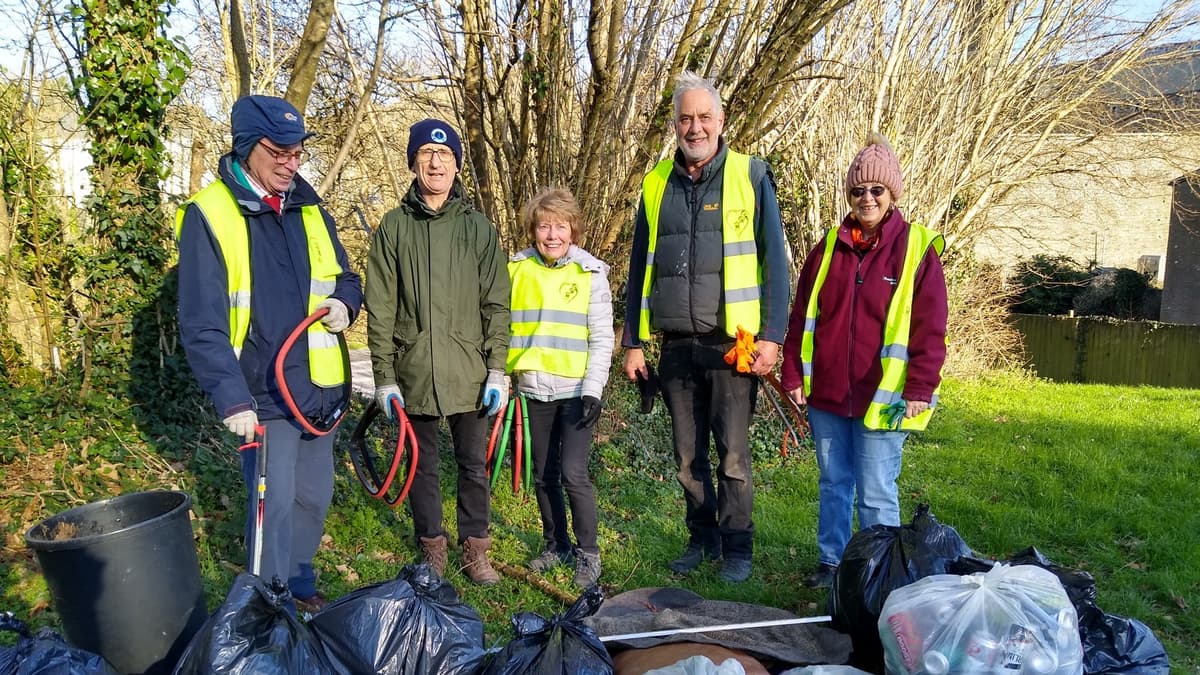 Bodmin Tidy It Team complete first litter pick of the year