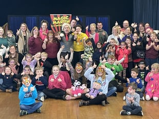 Smiling faces at Callington Lions’ party