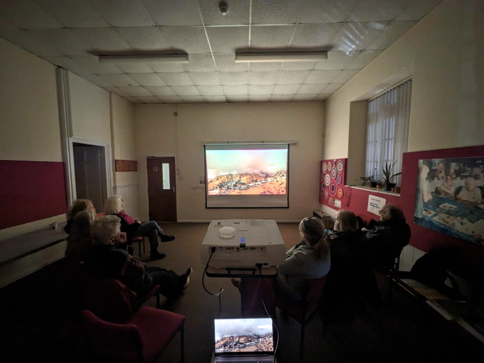 Extinction Rebellion group braved the cold for first meeting of year