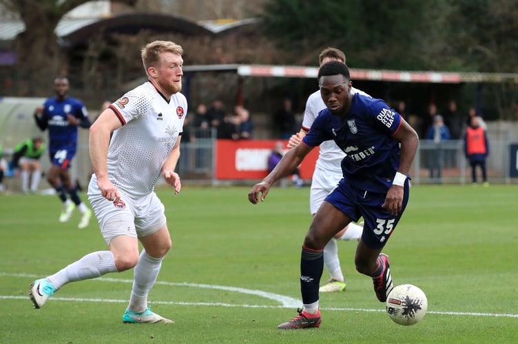Hampton & Richmond Boro v Truro City in the National League South match at the Beveree stadium, Hampton on the 3rd February 2024