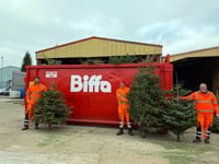 Hundreds of Christmas trees recycled across the South West