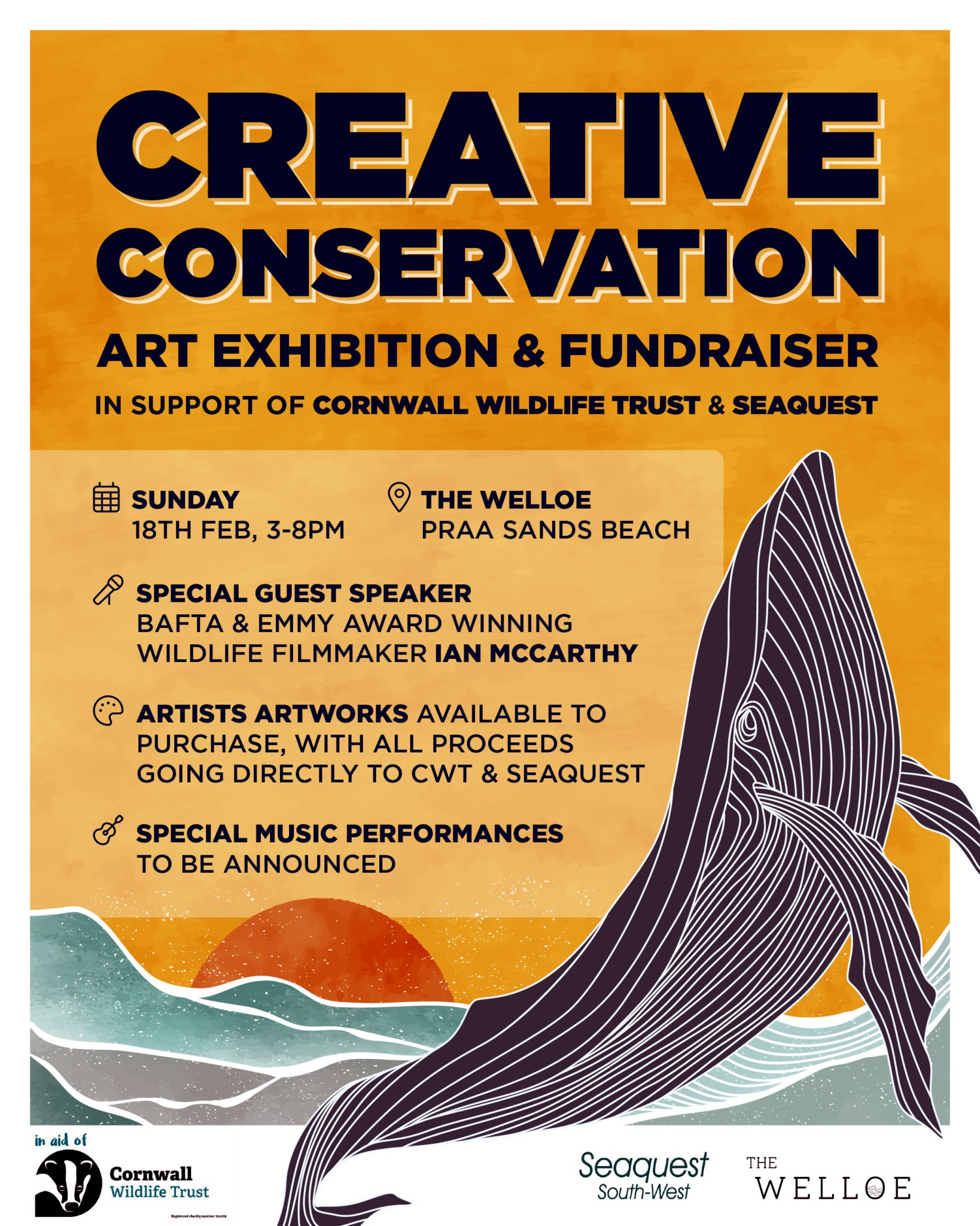 Creative Conservation art exhibition inspired by whales