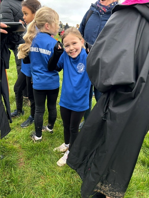 Muddy Motox course for children’s cross country race