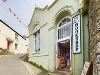 "Unique" home for sale in former chapel includes seaside bookshop 