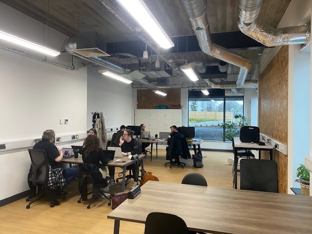 There are a range of desk styles downstairs for self employed, entrepreneurs, small businesses and companies