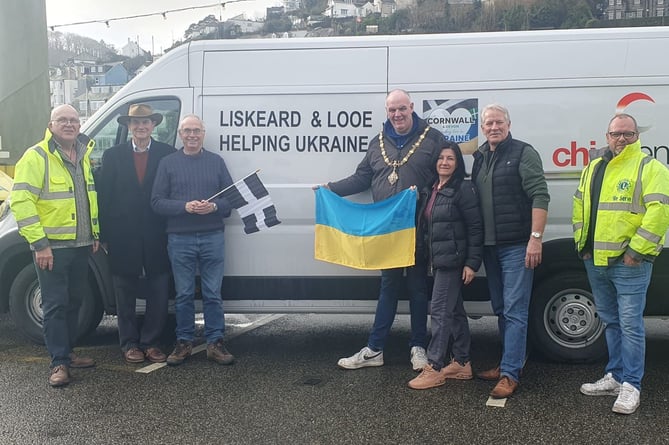 Liskeard Mayor Ukraine Donation
