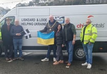 Liskeard mayor collects aid ahead of Ukraine trip