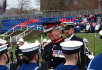 Lord Lieutenant visits seamen of the future at HMS Raleigh 
